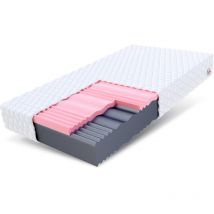 Matratze 80x200 Kaltschaum select max Visco Schaum Polyurethanschaum H3/H4 18 cm jersey