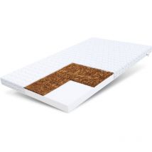 Matratze 90x190 cm Kaltschaum baby coco Kokos Klimafaser Polyurethanschaum H2 H3 8 cm