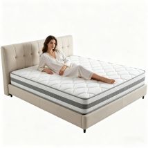 Matratze 90x200 Cm, Memory-schaum, 25 Cm Dicke, Mit Hoher Elastizität Und Ultra-atmungsaktiv - Cjhxe