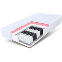 Matratze 90x200 Taschenfederkern Visco Memory Kokos 7 Zonen kari 21cm H3 H4 Bett