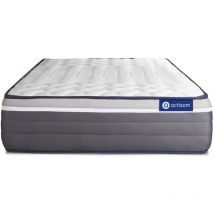 Actisom - Actiflex plus matratze 80x190cm, Taschenfederkern und Memory-Schaum, Härtegrad 5, Höhe :26 cm, 7 Komfortzonen