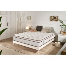 Hybrid Weiß Taschenfederkernmatratze 30 cm - 160X190 cm - Moonia