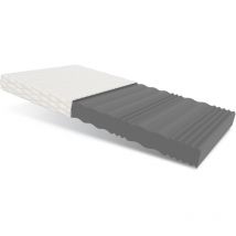 Matratze livia 7 Zonen 180x200 profilierter Schaum H3 15 cm jersey