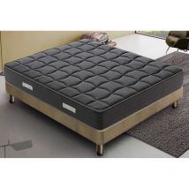 Ilovesleep - Matratze 120x200 Memory Foam - Höhe 20 cm - Orthopädisch - Steifigkeit H4 - Blackmoon