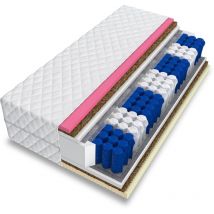 Matratze Taschenfederkern 90x200 7 Zonen Latex Kokos Visco H3 H4 dolce max 28cm