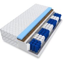Matratze Titan Max 9 Zonen 180x200 Premium Hybrid Foam 27 Cm Taschenfederkern Kokos H2 H3