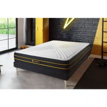 Sleepfit - ultra Matratze 150x195cm, Memory-Schaum und Mikro-Taschenfedern, Härtegrad 2, Höhe: 26cm, 7 Komfortzonen