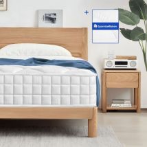 Authmic - Matratzen 90x190 - 22 cm Dicke - Luxusmatratze für Erwachsene und Kinder - Memory Foam Matratze - 7 Komfortzonen mit anpassungsfähigem