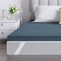 Matratzenauflage 160x200 cm Inre Atmungsaktiver Komfort, Rutschfestes Design, Erholsamer Schlaf, Memory Foam