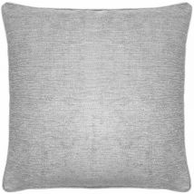 Enhanced Living - Savoy Chenille Textured Cushion Cover, Grey, 43 x 43 Cm