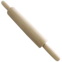 Mattarello in legno con manico girevole -CM.60 diametro CM.5 corpo CM.40,5