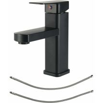 Soleil - Matte Black Basin Mixer Tap, Single Lever Bathroom Basin Faucets, Basin Faucets, Basin Faucets, Basin Faucets, Basin Mixer Tap, Basin Faucet