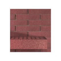 Mattone paramano rosso rugoso spessore 5,5 cm 12x25 cm