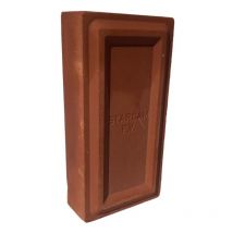 Mattone per focolaio faccia vista rosso tradizionale 6x11x22 cm