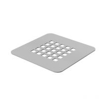 Weißes Ablaufgitter für Duschwannen der Stone-Serie Ercos Stone bpgriwston weiß matt