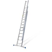 Mauderer Bavaria Schiebeleiter 925 Mit Klapptraverse 3x10 Dreikantsprossen