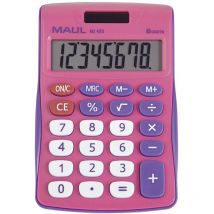 Mj 450 Calculatrice de bureau rose Ecran: 8 à pile(s), solaire (l x h) 113 mm x 72 mm - Maul