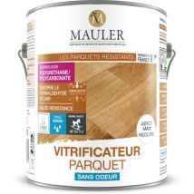 1919 By Mauler - mauler - Vitrificateur parquet & escalier incolore satiné aspect Mat 5L - protection taches, rayures, usure longue durée, écolabel