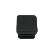 Virole intérieure carrée noire 20x20 mm. Blisters 4 pièces.