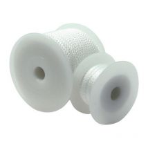 Overmann - Cordón de albañil L.50m D.1.2mm 25kg pp blanco (Por 12)