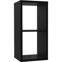 Mauro 1 Shelf Storage Unit in Matt Black