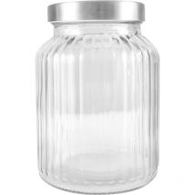 Barattolo classico tappo metallo grande trasparente 750 ml - Maury's