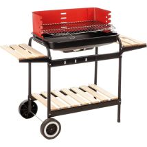 Maury's Barbecue Grill Garden Rettangolare 45 X 85 X 105 Cm Ripiano In Legno