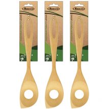 Set 3 Cucchiai Forati in Legno – Maury's – Materiale: Legno Resistente