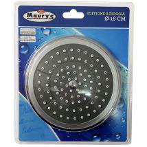 Soffione doccia cromato a pioggia anticalcare 16CM - Maury's