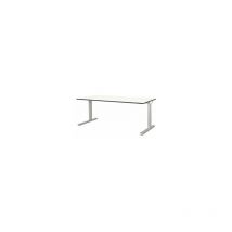 Mesa rectangular pata en C altura 650 - 850 mm A x P 1800 x