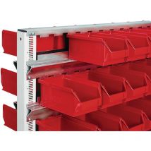 Aufhängeschiene L.1010mm verz.f.Ständer-/Wandregal 4 St./VE Mauser