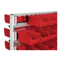 Binario di sospensione L.1010mm zincato per montante / mensola a muro 3 pz / pu