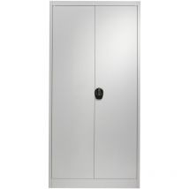 Mauser Flügeltürenschrank 7035/7035 4 verz. Böden