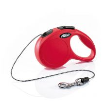 Flexi classic cat cordón especial gatos color rojo 3M de cuerda. nayeco