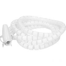 Cablehome 128535 Guaina spiralata Bianco Plastica 1 pz.