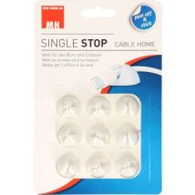 CABLEHOME – Passacavi autoadesivo Ø 20 mm – Plastica – Bianco