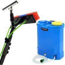 16l Wasserführender Rucksack & 24ft Reinigungsstab