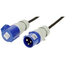 Maxcamp - 165376 Alimentazione Prolunga 16 a Blu, Nero 25 m resistente ai raggi uv, Resistente agli olii, Flessibile, res