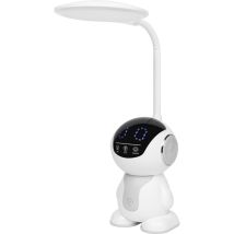 Luminaglow 7w Led-tischlampe Grau - Maxcom