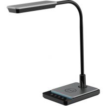 ML3100 Porto Moderne LED-Stehlampe Tischlampe mit 48 LEDs und 3 Helligkeitsmodi Schwarz - Maxcom