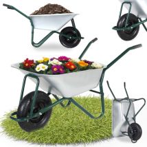 Maxcraft - Brouette Pneus Avec Chambre à Air 250 kg 100 l - Vert