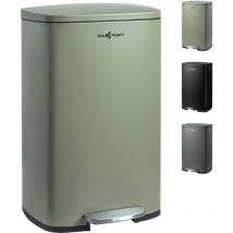 Poubelle à pédale avec Couvercle - 50 litres en Vert - Maxcraft