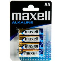 Alkalische Batterie lr06 aa 1,5v Blister 4 Stück - Maxell