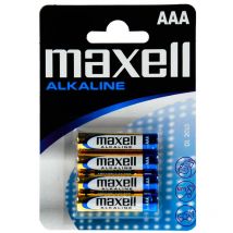 Pile alcaline lr03 aaa 1,5v blister 4 unités - Maxell