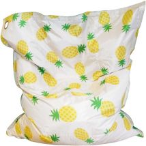 Jardindeco - Maxi coussin imprimé intérieur extérieur 140 x 180 cm Ananas