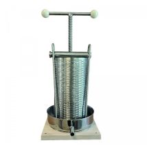 Maxi Fruchtpresse, Saftpresse, Obstpresse 5l Mit Edelstahl Doppelkorb