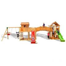 Maxi set in legno Fungoo smile farm parco giochi da giardino
