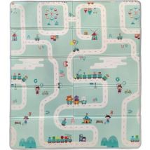 Maxi Wendeteppich - Tineo - 150 X 180 Cm - Tierfront / Autorennstrecke