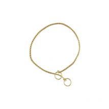 Maximum Elegance colliers de chaîne en or 3,5mm. x 43cm. CHROME D'OR