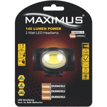 Lampe torche frontale Maximus 140 lumens 2w ipx4 Maximus